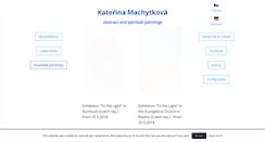 Desktop Screenshot of galerie-katerina.org