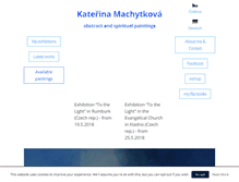 Tablet Screenshot of galerie-katerina.org